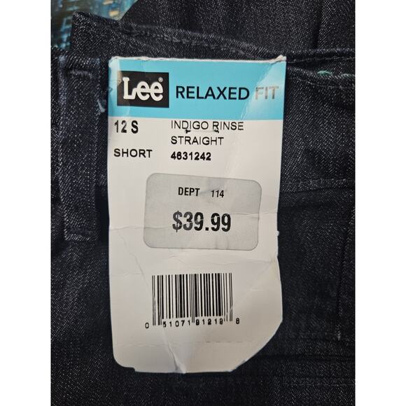 LEE Riders Womens 12 Relaxed Fit Straight Leg Blue Pants - Picture 6 of 7